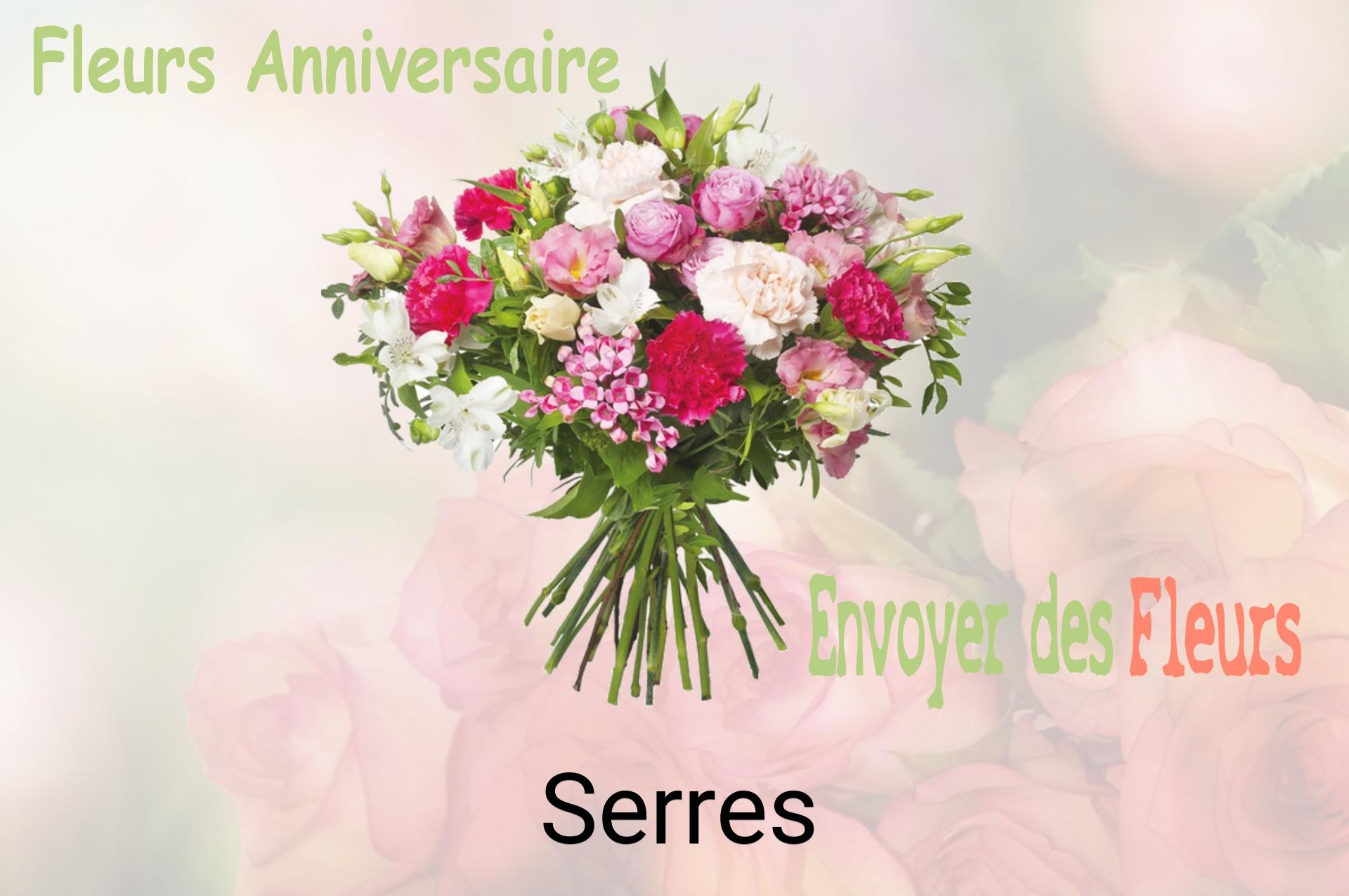 Bouquet de fleurs d’anniversaire livré à Serres